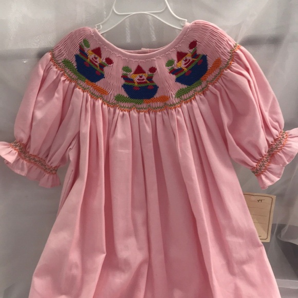 Girls 4t smocked dress NWT - Picture 1 of 6